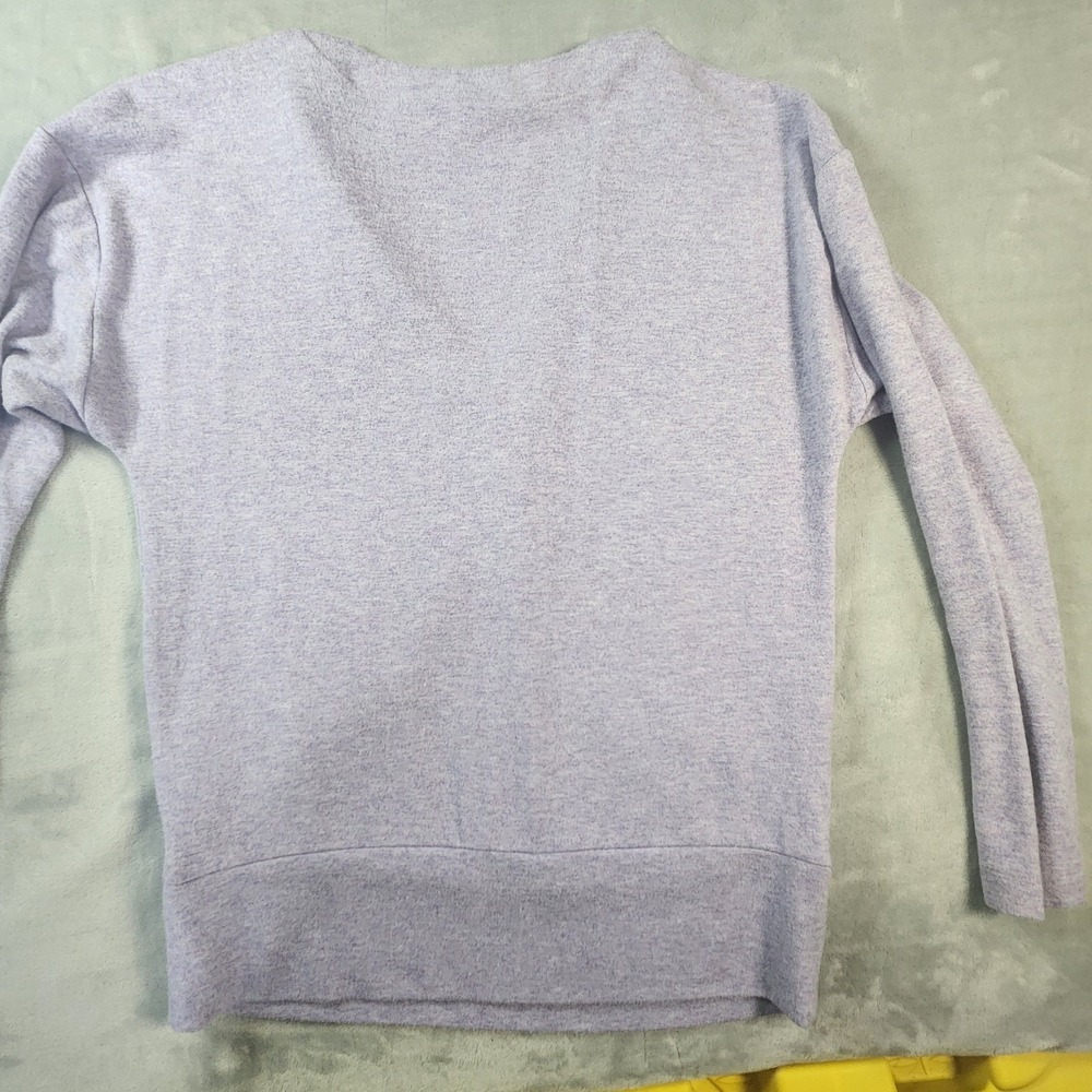 WHITE HOUSE BLACK MARKET Wrap Sweater Womens Lavender size M V Neck - Picture 8 of 8